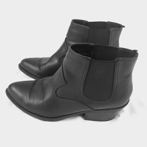 H&M Divided Black Ankle Booties Womens - Picture 3 of 9